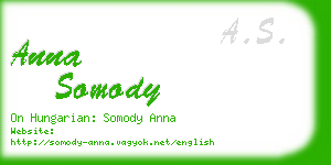 anna somody business card